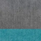 Design Stue skammel i stof med kant og antracitmetal - Scarat Viadurini