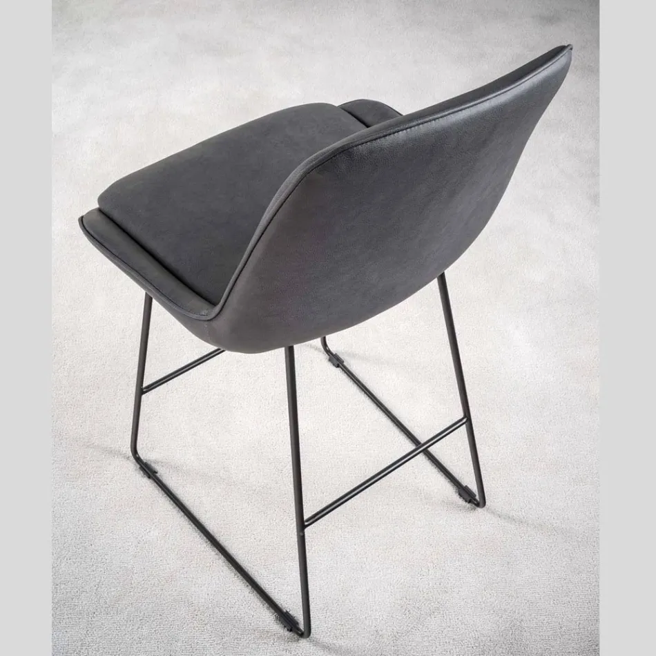 Stue skammel med forskellige strukturer og finish - Denis Viadurini