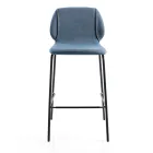 Elegant moderne design stue skammel i stof med kant - Scarat Viadurini