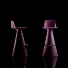 Stue skammel Lavet af polyethylen med fodstøtte - Ellipse Viadurini