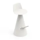 Stue skammel Lavet af polyethylen med fodstøtte - Ellipse Viadurini