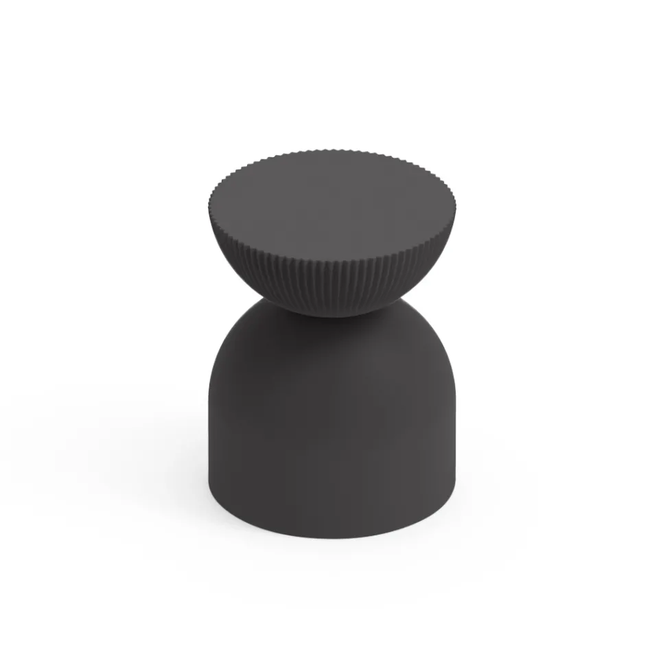 Stue skammel Lavet af polyethylen i forskellige farver - Loopy Viadurini