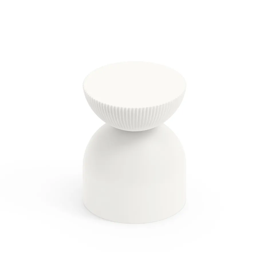 Stue skammel Lavet af polyethylen i forskellige farver - Loopy Viadurini