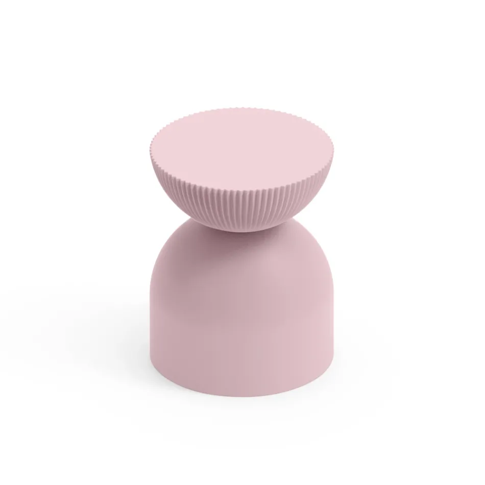 Stue skammel Lavet af polyethylen i forskellige farver - Loopy Viadurini