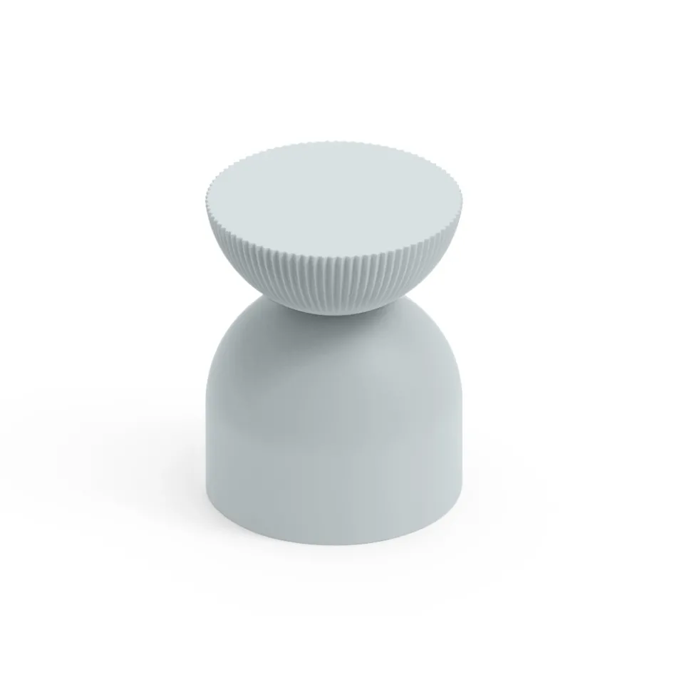 Stue skammel Lavet af polyethylen i forskellige farver - Loopy Viadurini