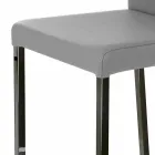 Moderne designstol med Alwyn H 86 cm tilbage, lavet i Italien Viadurini