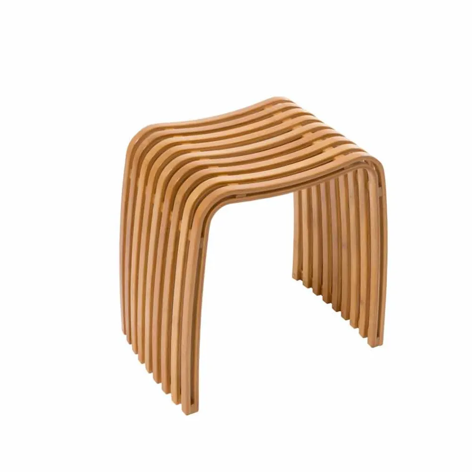 Gorizia hot-curved bambus designstole Viadurini