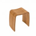 Gorizia hot-curved bambus designstole
