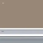 Fast afføring i øko-læder, moderne design H 65 cm - Alina Viadurini