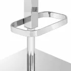 Drejelig afføring med moderne design ryglæn Gord, H 113 cm Viadurini