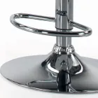 Drejelig skammel med ryglæn i forskellige størrelser Made in Italy - Parma Viadurini