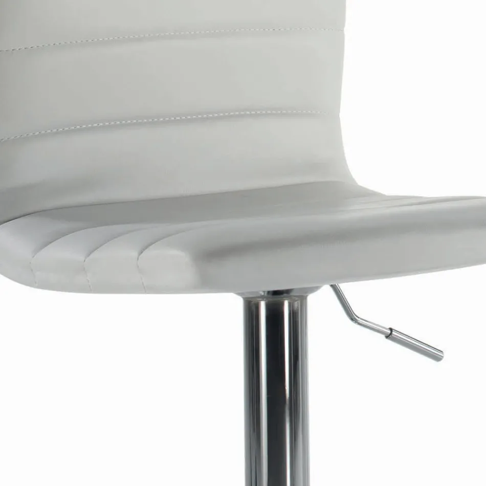 Drejelig skammel med ryglæn i forskellige størrelser Made in Italy - Parma Viadurini