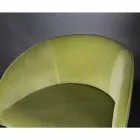 Polstret og polstret skammel med metalkonstruktion fremstillet i Italien - Antwerpen Viadurini