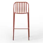 Stabelbar udendørs metaltaburet lavet i Italien 2 stykker - Simpelthen Viadurini