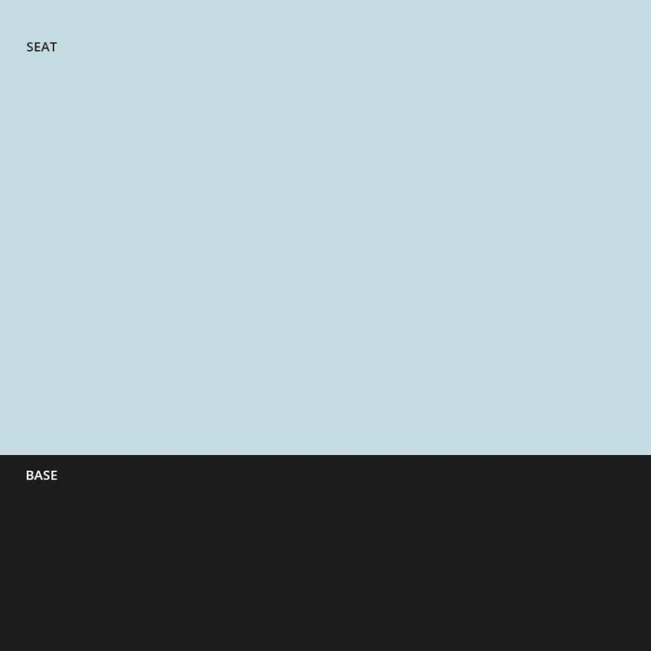 Stabelbar afføring i metal og polypropylen Fremstillet i Italien, 2 stk. - Charla Viadurini