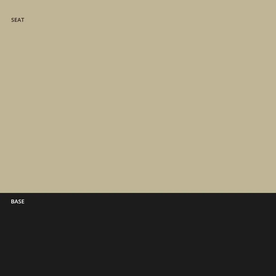 Stabelbar afføring i metal og polypropylen Fremstillet i Italien, 2 stk. - Charla Viadurini