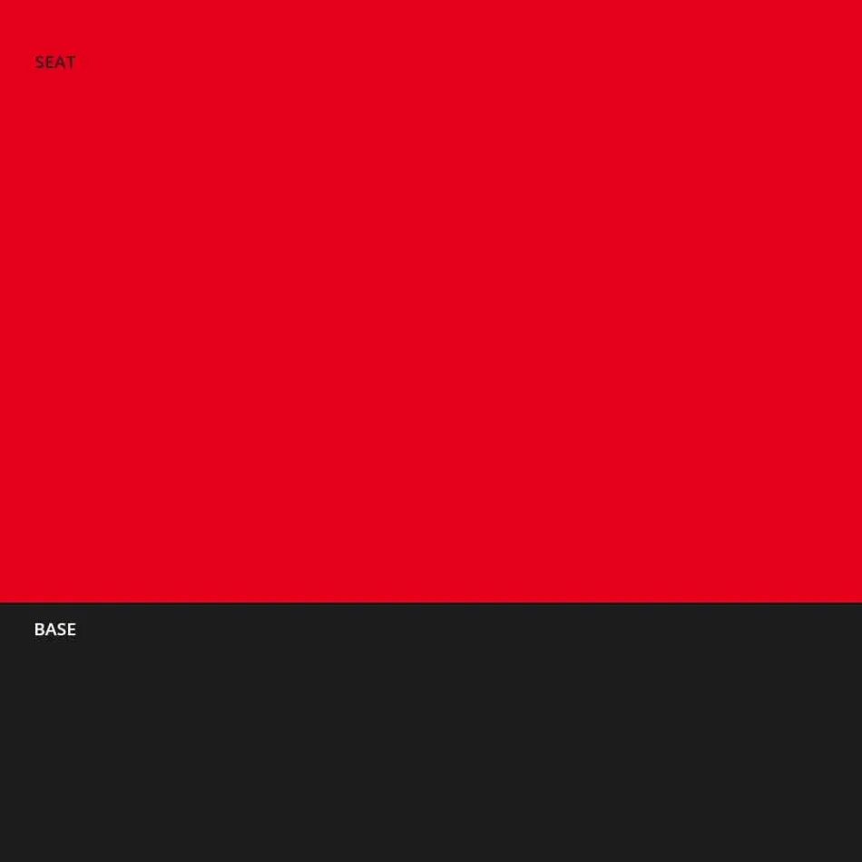 Stabelbar afføring i metal og polypropylen Fremstillet i Italien, 2 stk. - Charla Viadurini