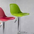 Polypropylen skammel, moderne design og løftbar - lyserød Viadurini