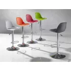 Polypropylen skammel, moderne design og løftbar - lyserød Viadurini