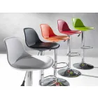 Polypropylen skammel, moderne design og løftbar - lyserød Viadurini