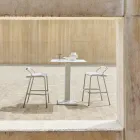 Udendørs skammel med puder inkluderet Made in Italy - Noss by Varaschin Viadurini