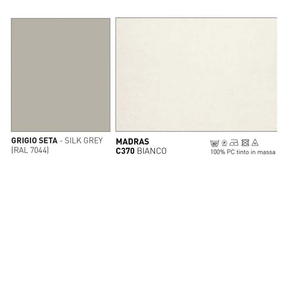 Udendørs skammel med puder inkluderet Made in Italy - Noss by Varaschin Viadurini