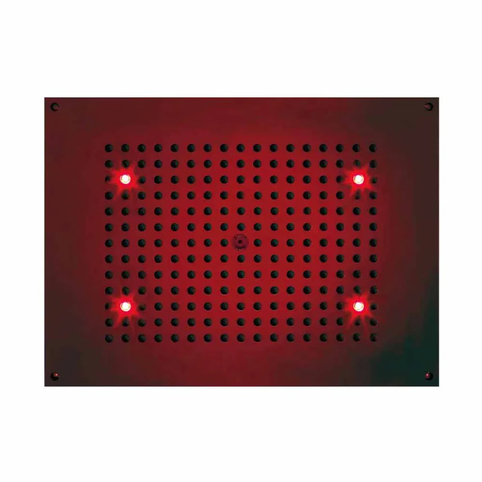 Rektangulær hovedbruser Bossini bruser en jet med farveterapi Viadurini