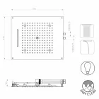 Bruser hoved med farveterapi to moderne design Drøm jetfly Viadurini