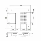Stålloftehoved med dobbeltstråle fremstillet i Italien - Quinto Viadurini