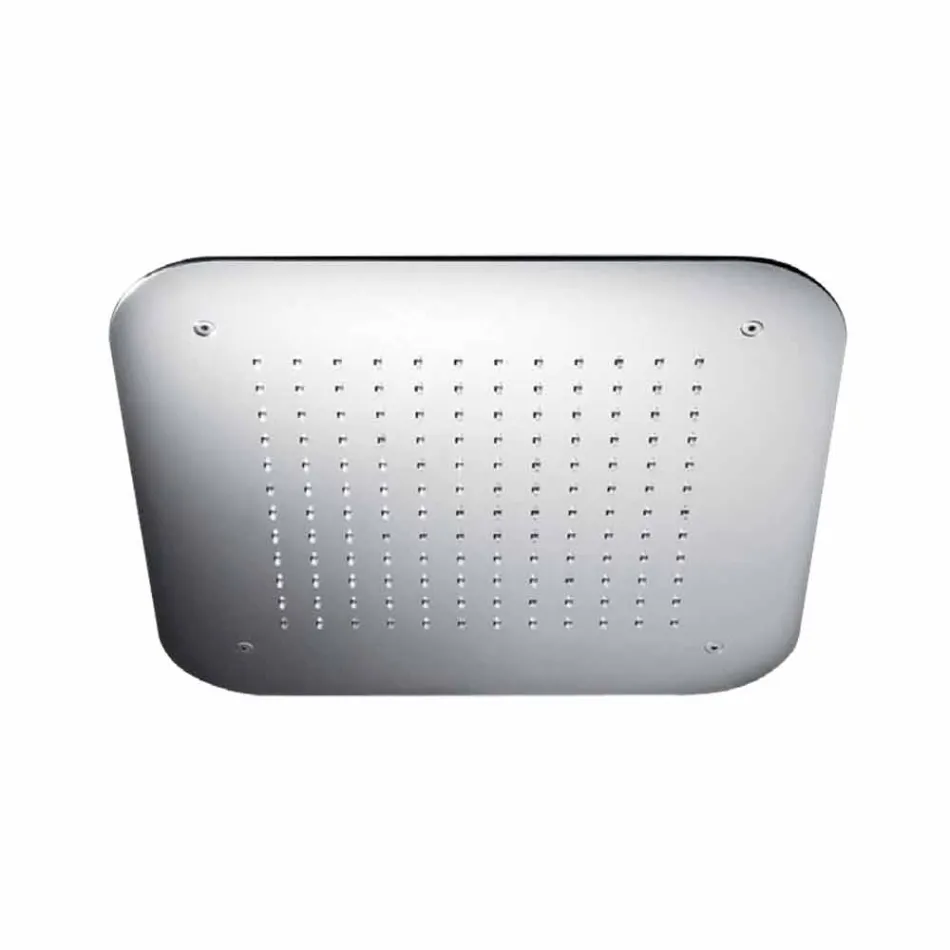 Rustfrit stål enkeltstrålehovedbruserhoved fremstillet i Italien - Elcan Viadurini