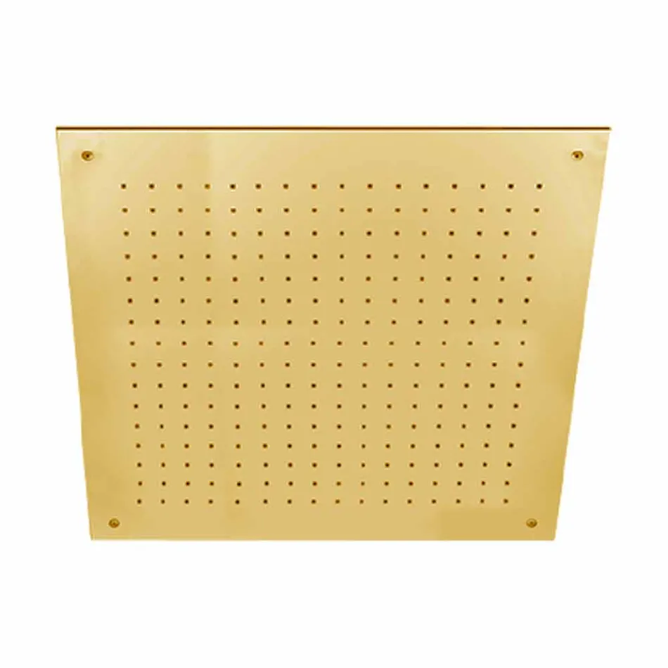 Rustfrit stål enkeltstråle lofthoved fremstillet i Italien - Cauro Viadurini