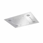 Stålbrusehoved med Chromoterapi og Bluetooth Made in Italy - Elbo Viadurini