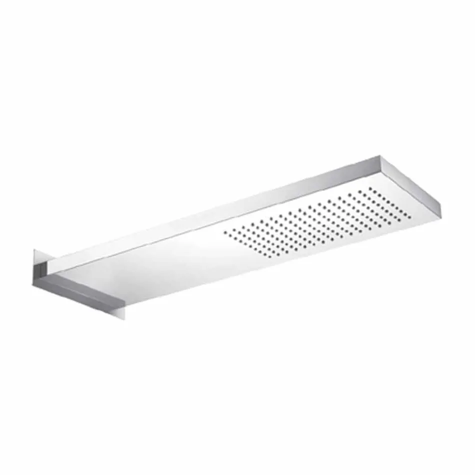 Brusehoved af stål med regnstråle fremstillet i Italien - Nairobi Viadurini