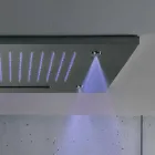 Brusehoved i rustfrit stål med farveterapi Made in Italy - Solver Viadurini