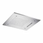 Brusehoved i rustfrit stål med farveterapi Made in Italy - Solver Viadurini