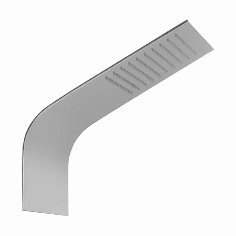 Slankt brusehoved af stål med regnstråle fremstillet i Italien - Vispo Viadurini