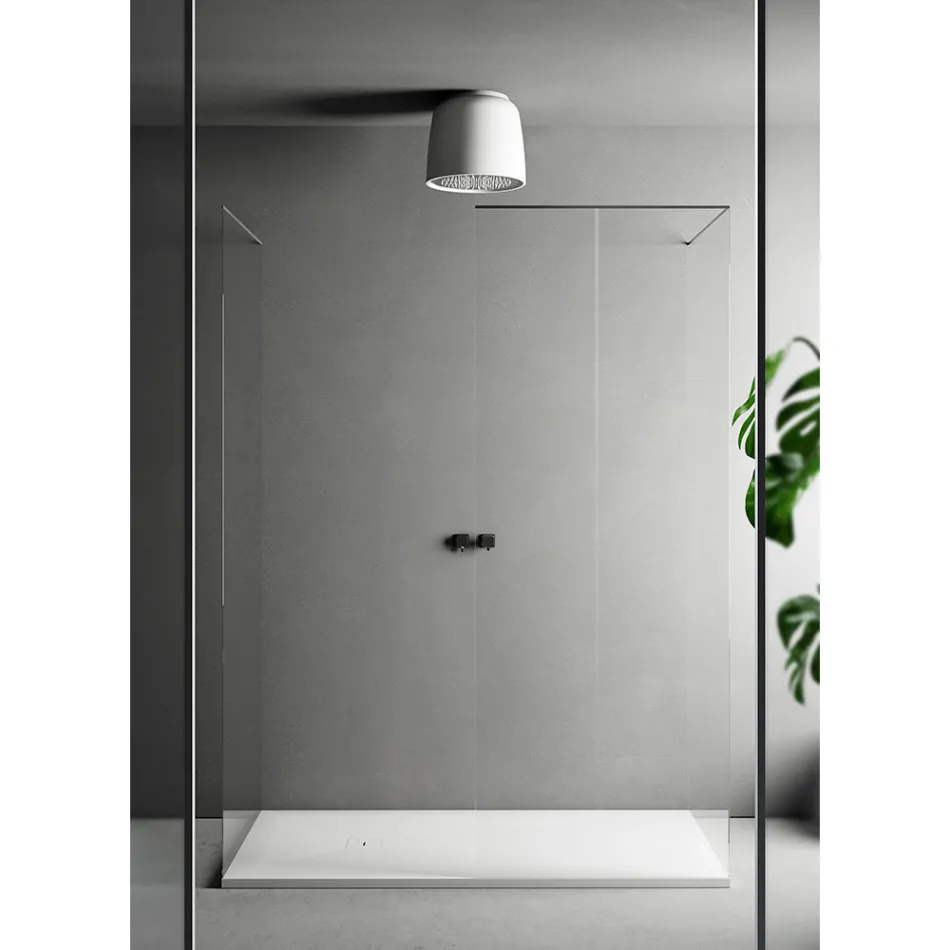 Luxolid Solid Surface Brusehoved Fremstillet i Italien - Lallio Viadurini