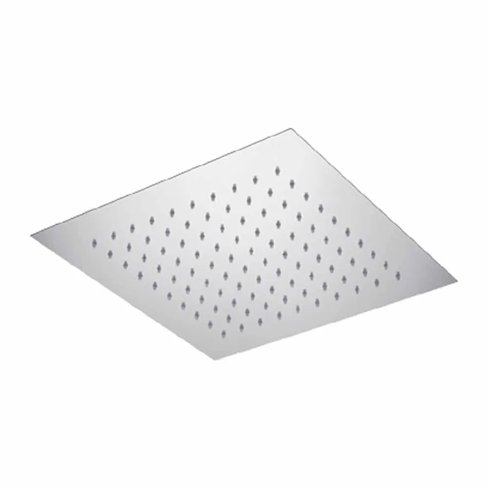 Firkantet loftsbruserhoved i stål fremstillet i Italien - stivelse Viadurini