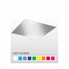 Firkantet enkeltstrålehoved i rustfrit stål Made in Italy - Jet Viadurini