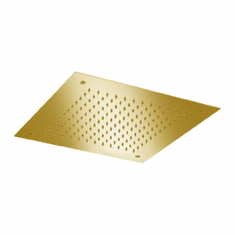 Firkantet enkeltstrålehoved i rustfrit stål Made in Italy - Jet Viadurini