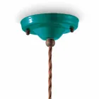 farvet keramisk suspension og antik messing Maya Ferroluce Viadurini