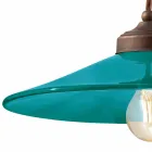 farvet keramisk suspension og antik messing Maya Ferroluce Viadurini