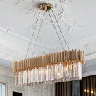 Forgyldt jernvedhæng med rhinsten Lavet i Italien - Paris Viadurini