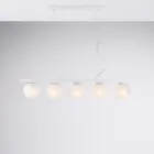 Lakeret jernpendellampe fremstillet i Italien til indretning - Berlin Viadurini