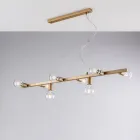 Lakeret jernpendellampe fremstillet i Italien til indretning - Verona Viadurini