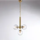 Lavet i Italien Jern Pendellampe til Indendørsindretning - Como Viadurini