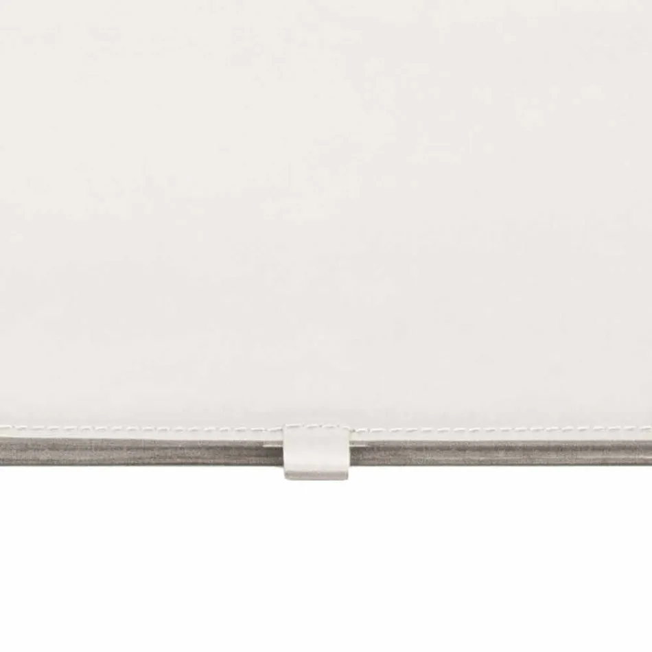 Designdeskepude i regenereret åbent læder fremstillet i Italien - Aristoteles Viadurini