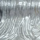 Sølvvægspejl, moderne guld træ produceret i Italien Teodoro Viadurini