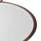 Vægmonteret spejl / gulvstativ massivt træ Grilli York lavet i Italien Viadurini