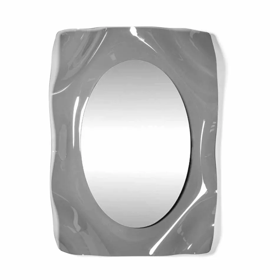 Spejl Wall røget Diva moderne design, fremstillet i Italien Viadurini